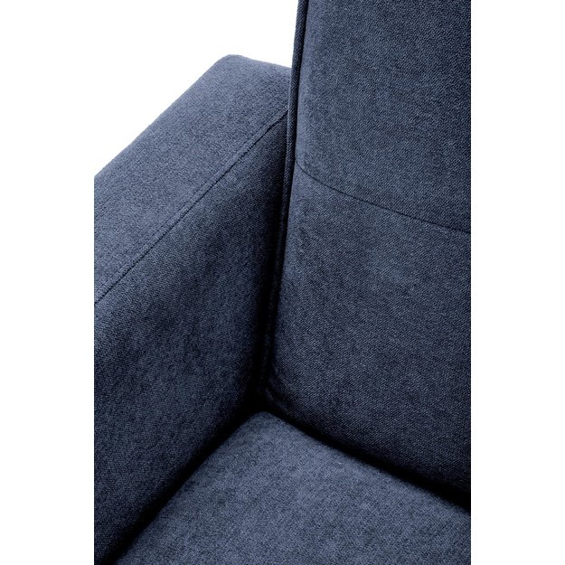 CORNELIUS folding sofa with ottoman, color: blue