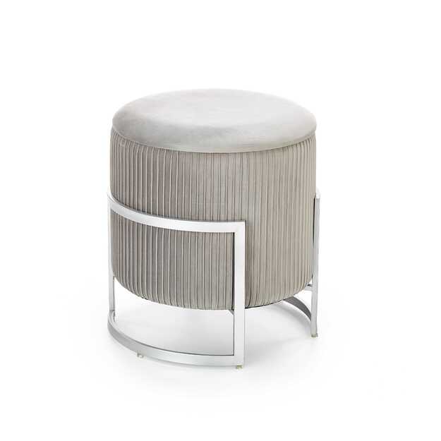 CRICKET pouffe color: light grey