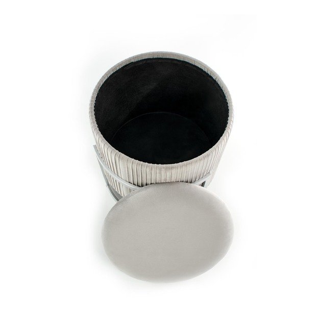 CRICKET pouffe color: light grey 8