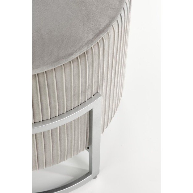 CRICKET pouffe color: light grey 10
