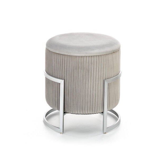 CRICKET pouffe color: light grey 13