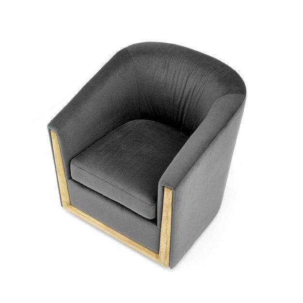 ENRICO leisure chair, grey 1