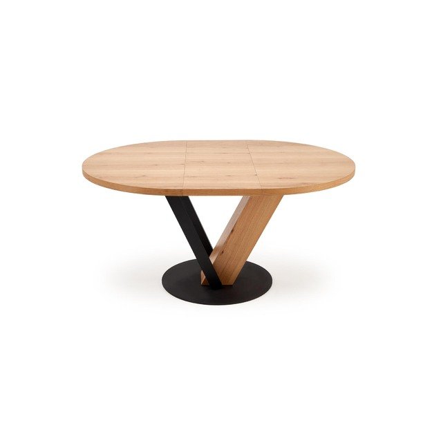 FANIS round extension table, natural / black 2