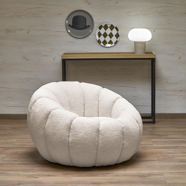 GASPAR leisure chair, cream 1