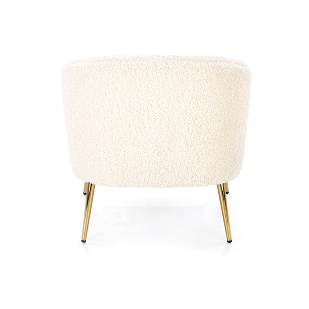 GRIFON leisure armchair cream / gold 2