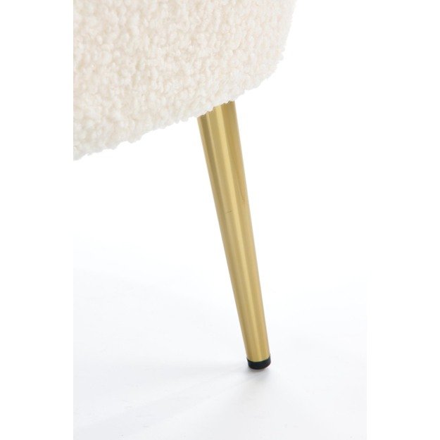 GRIFON leisure armchair cream / gold 7