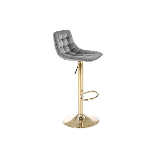 H120 bar stool, gold / dark grey 11