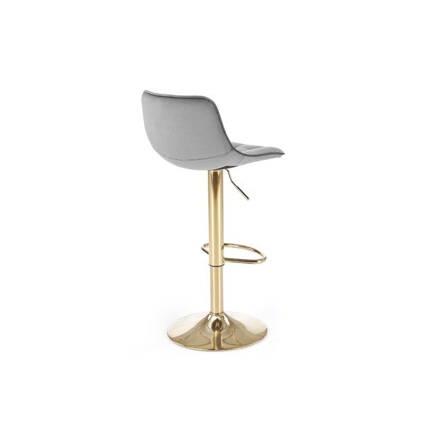 H120 bar stool, gold / dark grey 12