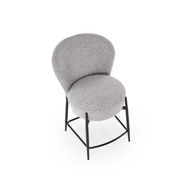 H126 bar stool,  grey 10