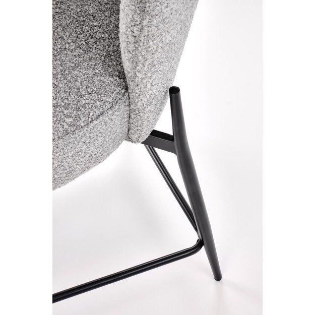 H126 bar stool,  grey 7