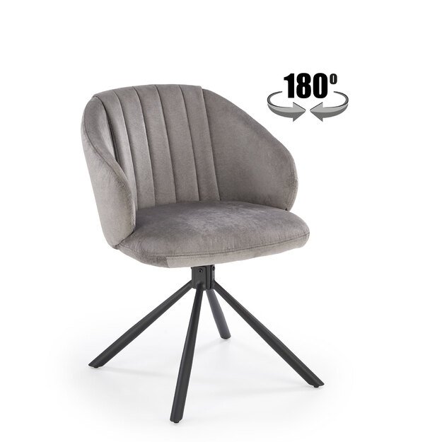 K533 chair, black / grey