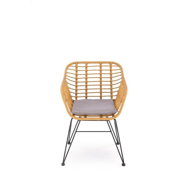 K541 chair, natural / grey 1