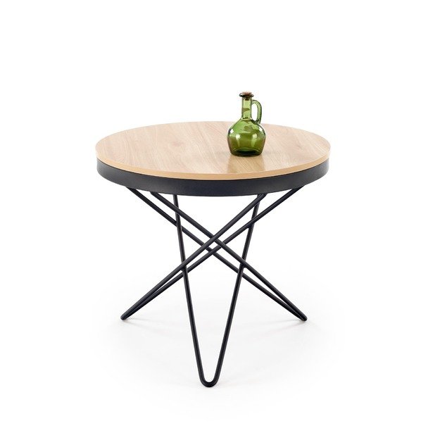 LEILA c.table, natural / black