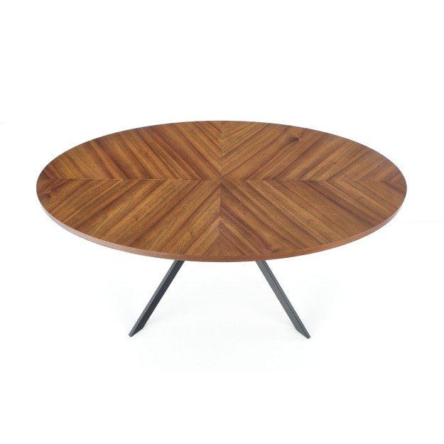 LOCARNO table, color: walnut / black 9