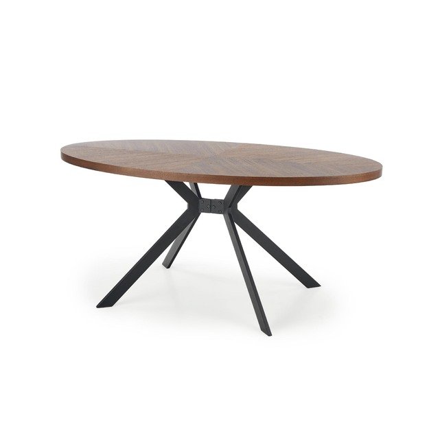 LOCARNO table, color: walnut / black 23
