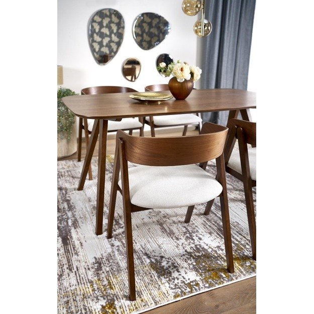 MIGUEL table walnut / walnut 9