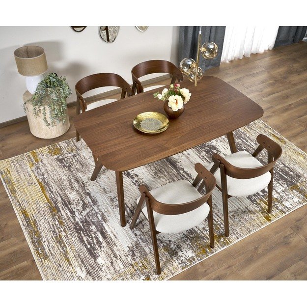 MIGUEL table walnut / walnut 28