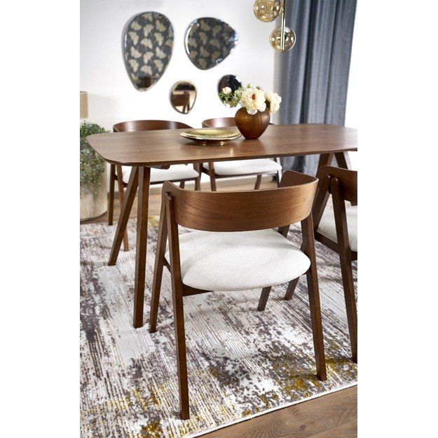 MIGUEL table walnut / walnut 25