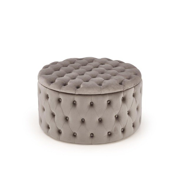 NUNEZ pouffe color: beige