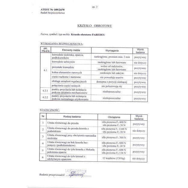 PAREDES office chair, black 15