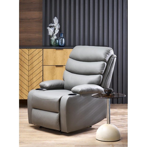 PERUS leisure chair, grey