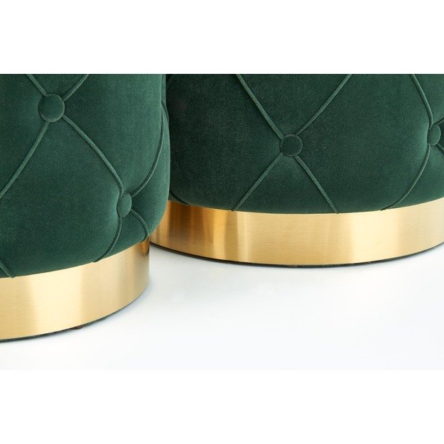 POLLY set of two stools, color: dark green 3