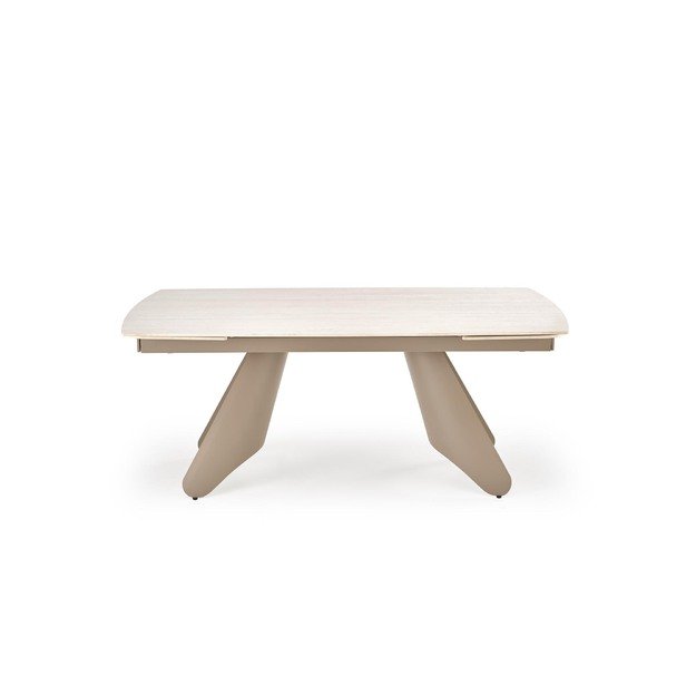 SALIX extension table, travertine / cashmere 7