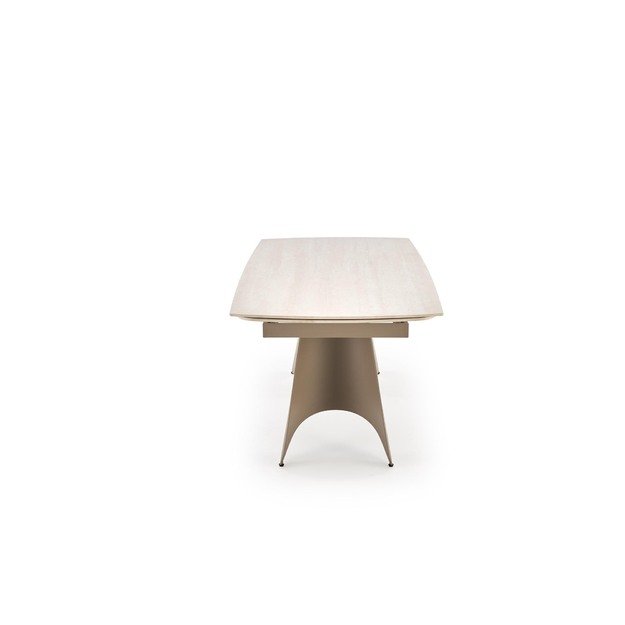 SALIX extension table, travertine / cashmere 6