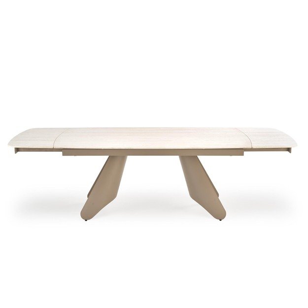 SALIX extension table, travertine / cashmere 3