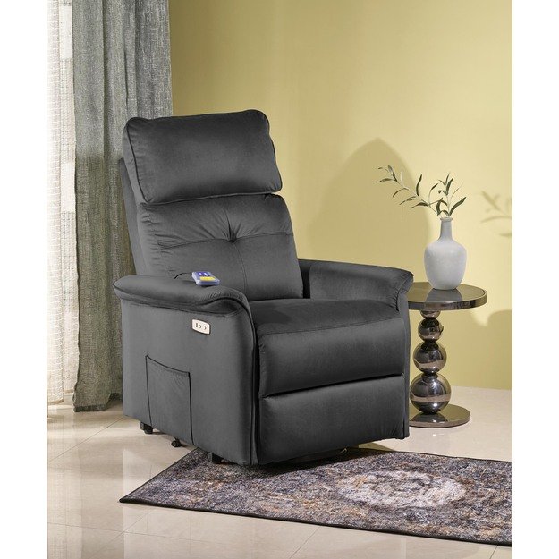 SEMIR 2 leisure chair, black