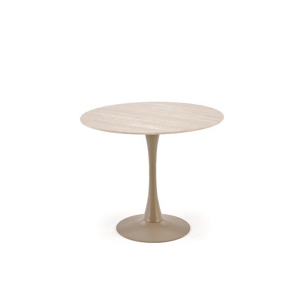 TOLIO round table, travertine / cashmere 7