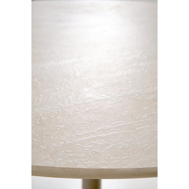 TOLIO round table, travertine / cashmere 8