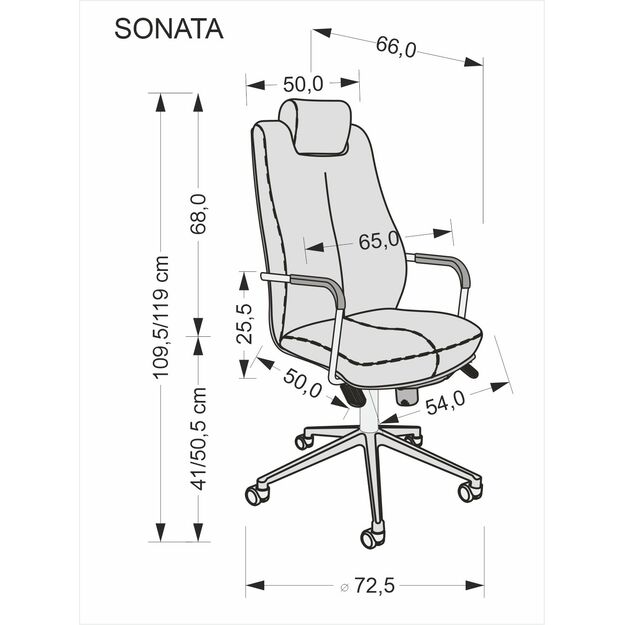 SONATA XXL office chair 1