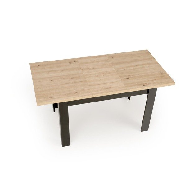 BAGIO extension table, atisan oak / black 7