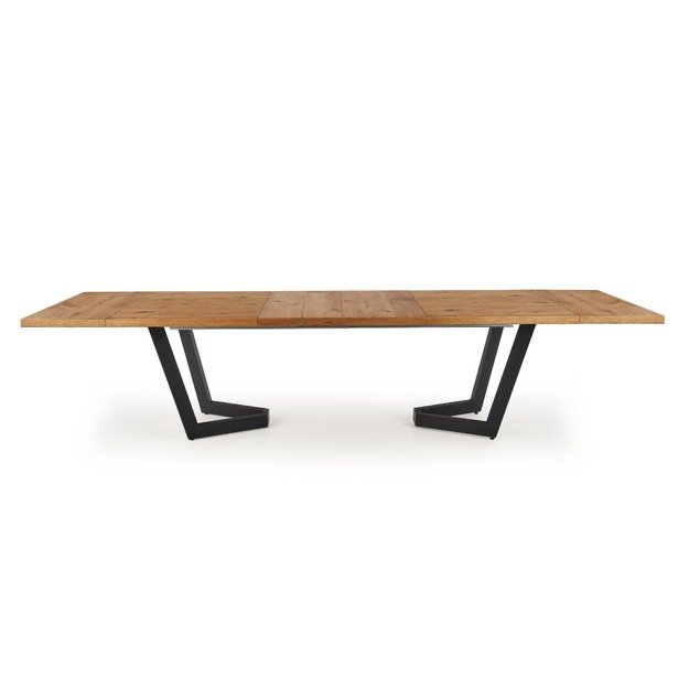 MASSIVE extension table, color: light oak / black 14