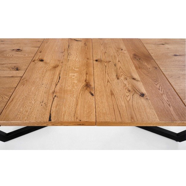 MASSIVE extension table, color: light oak / black
