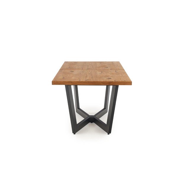 MASSIVE extension table, color: light oak / black 24