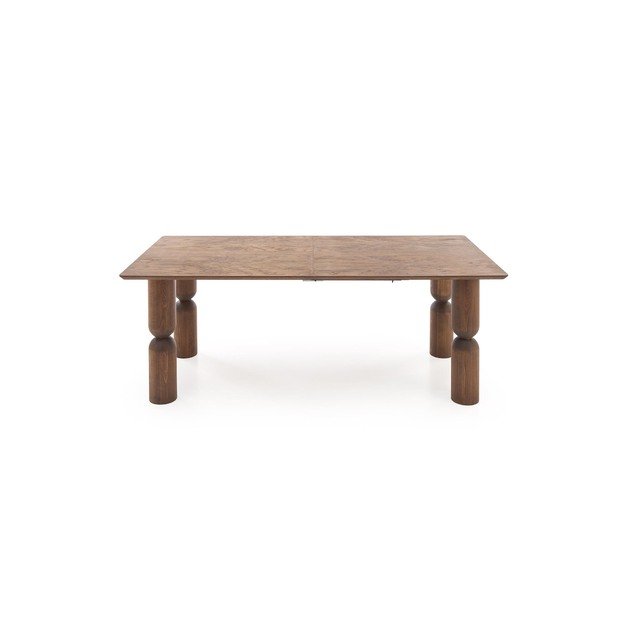 JAPANDI extension table, color: light walnut / light walnut 8