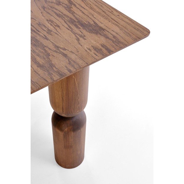 JAPANDI extension table, color: light walnut / light walnut 16