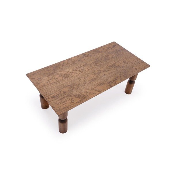 JAPANDI extension table, color: light walnut / light walnut 6