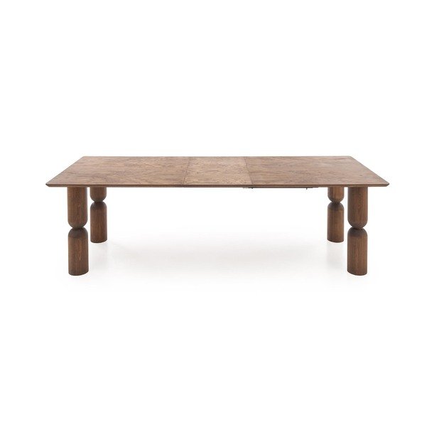 JAPANDI extension table, color: light walnut / light walnut 4