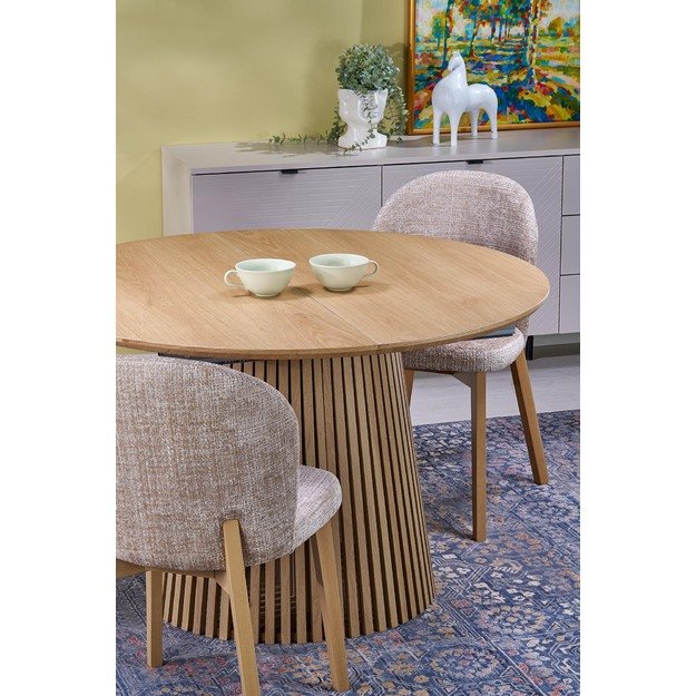 BASSO chair natural oak / CREMONA 14 (beige) 7