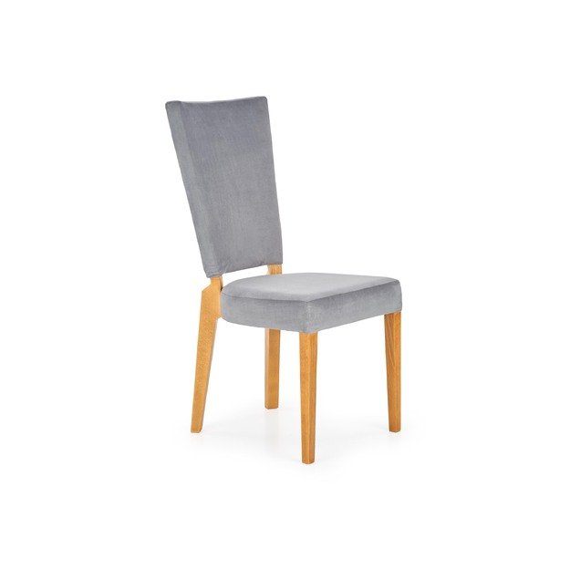 ROIS chair, color: honey oak / grey