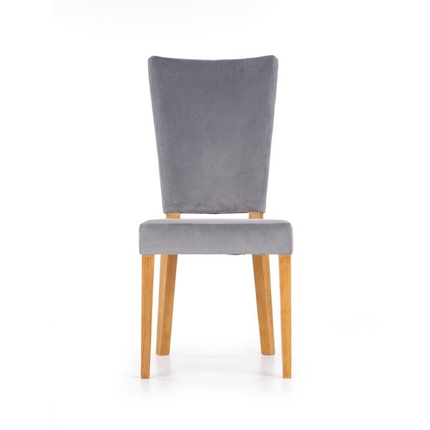 ROIS chair, color: honey oak / grey 10