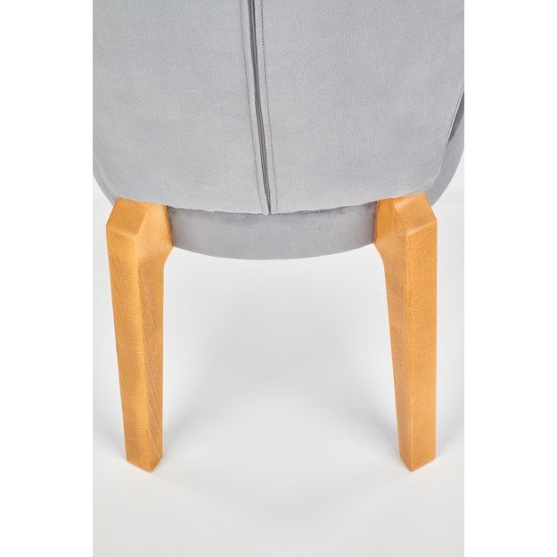 ROIS chair, color: honey oak / grey 12