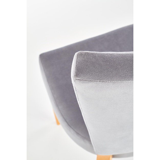 ROIS chair, color: honey oak / grey 11