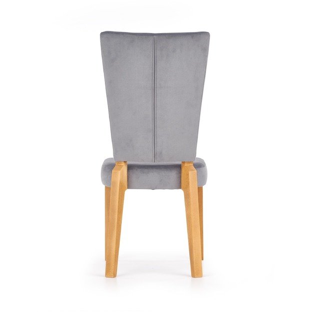 ROIS chair, color: honey oak / grey 6