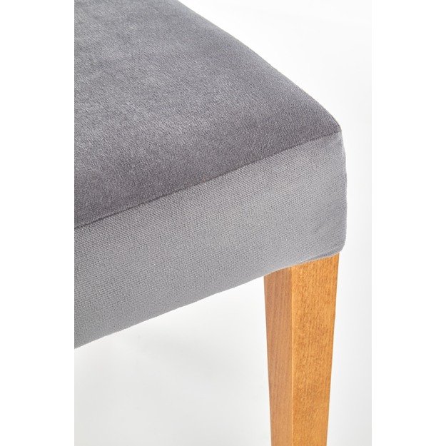 ROIS chair, color: honey oak / grey 13