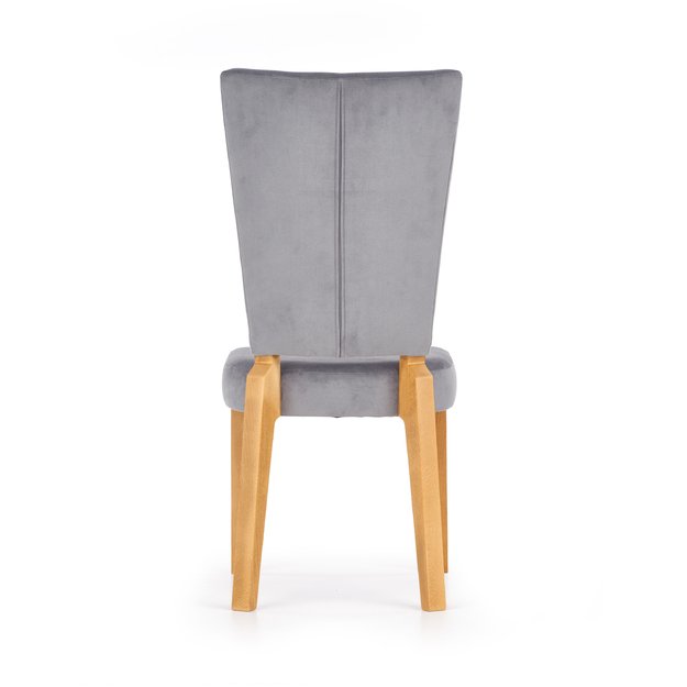 ROIS chair, color: honey oak / grey 5