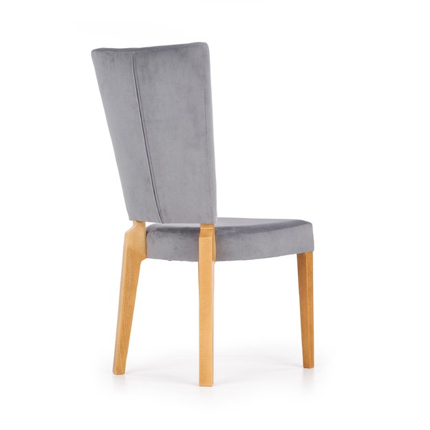 ROIS chair, color: honey oak / grey 4